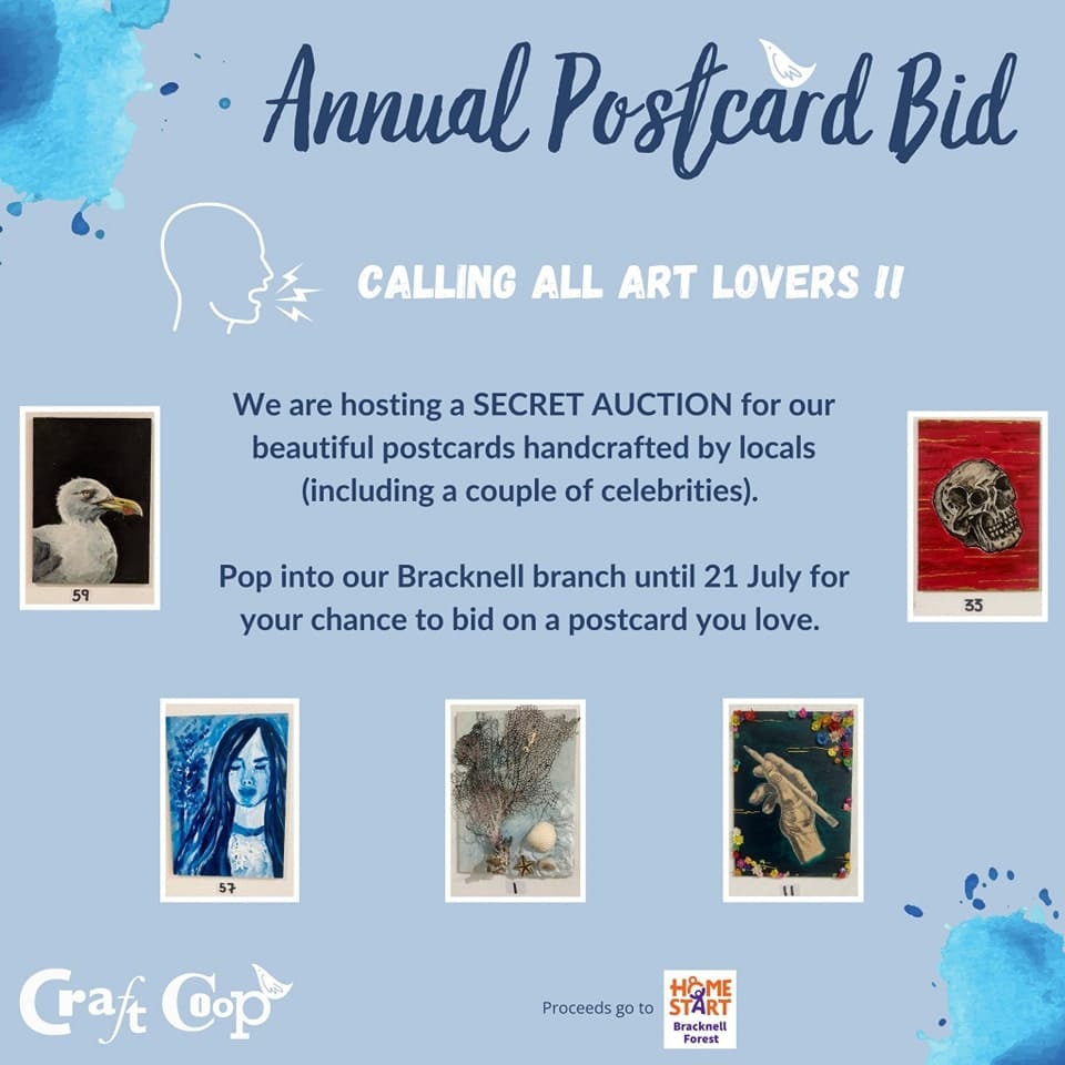 Secret Postcard Exhibition and Auction - image 1